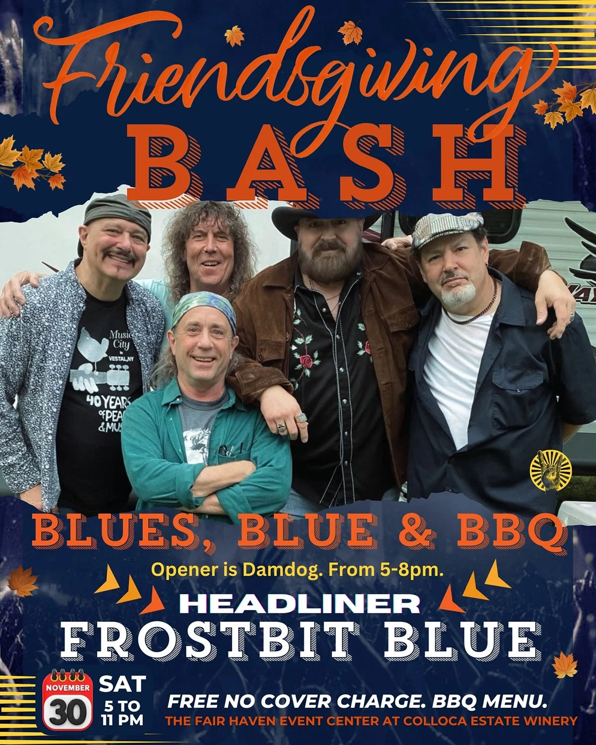 🍁 Friendsgiving Weekend Bash 🎵 Live Music by Frostbit Blue 🍁 Friendsgiving Weekend Bash 🎵 Live Music by Frostbit Blue